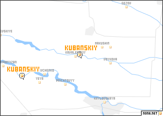 map of Kubanskiy