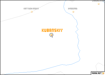 map of Kubanskiy