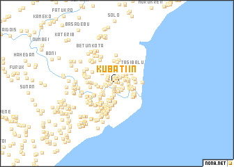 map of Kubatiin