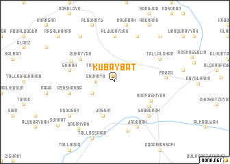 map of Kubaybāt