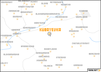 map of Kubayevka