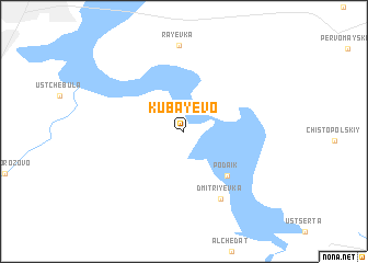 map of Kubayevo