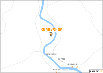 map of Kubayshāb