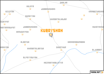 map of Kubayshah