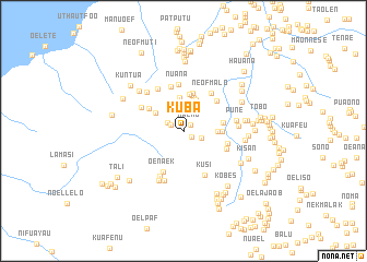 map of Kuba