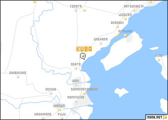 map of Kuba