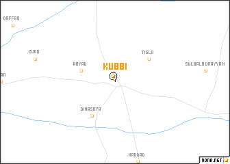 map of Kubbī