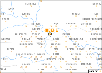 map of KuBeke