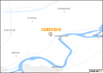 map of Kubekovo