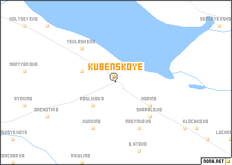 map of Kubenskoye