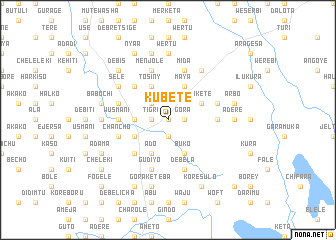 map of Kʼubetē