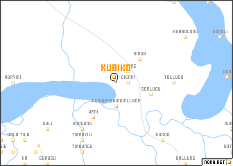 map of Kubiko