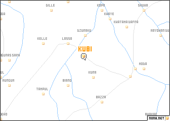 map of Kubi