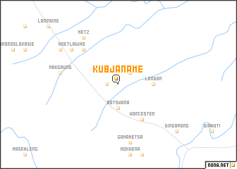 map of Kubjaname