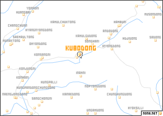 map of Kubo-dong