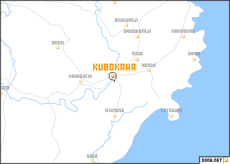 map of Kubokawa