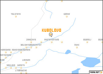map of Kubolovo