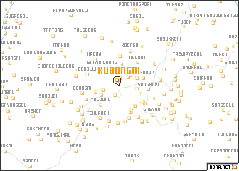 map of Kubong-ni