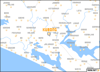 map of Kubong