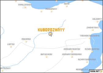 map of Kuborozhnyy