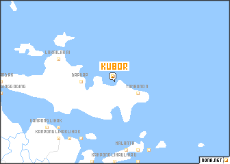 map of Kubor