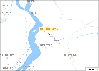 map of Kubovaya