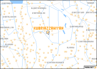 map of Kūbrī az Zāwīyah