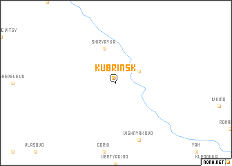 map of Kubrinsk