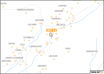 map of Kubri