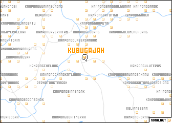 map of Kubu Gajah