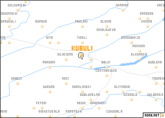 map of Kubuļi