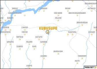 map of Kubusupe