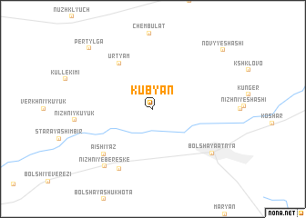 map of Kubyan