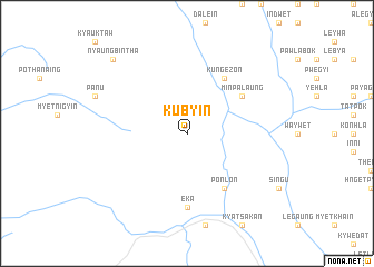 map of Kubyin