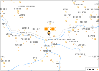 map of Kucakë