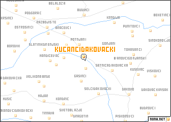 map of Kućanci Ðakovački