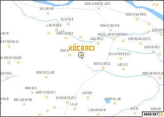 map of Kućanci