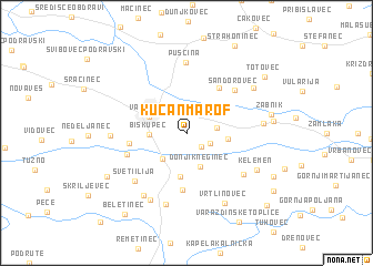 map of Kućan Marof