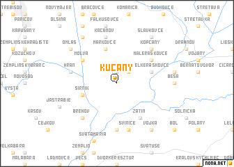 map of Kucany