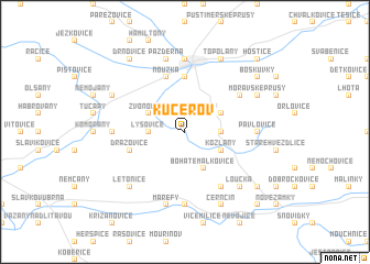 map of Kučerov