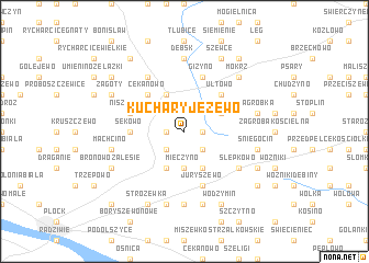 map of Kuchary Jeżewo