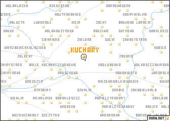 map of Kuchary