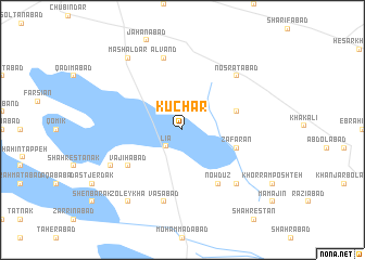 map of Kūchār
