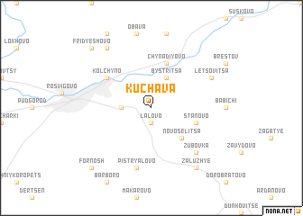 map of Kuchava