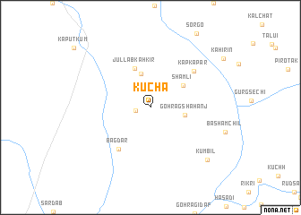 map of Kūcha