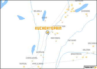 map of Kūcheh-ye Pā\