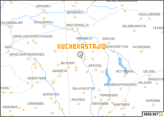 map of Kūchek Astājīq