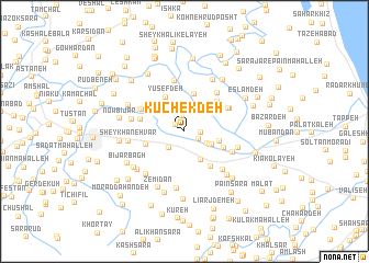 map of Kūchekdeh