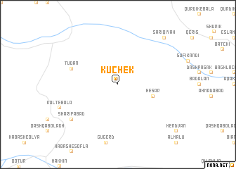 map of Kūchek