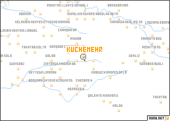 map of Kūchemehr